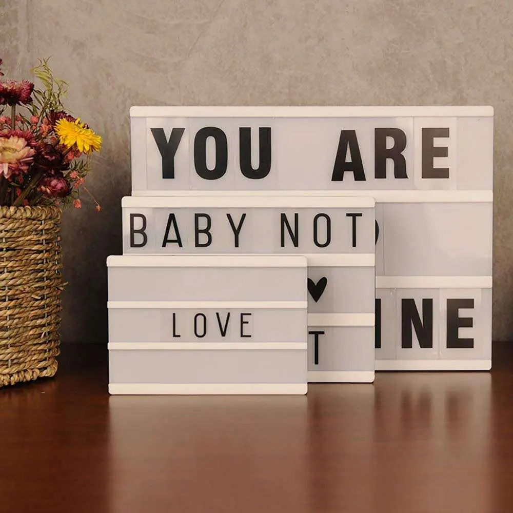 A4 Cinema Message Light Box