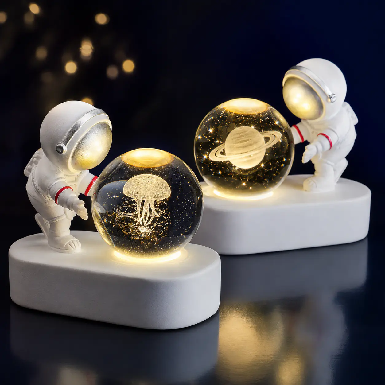 Astronaut Crystal Ball Night Light
