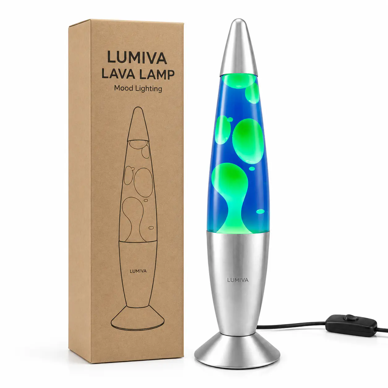 Aluminum Base Lava Lamp